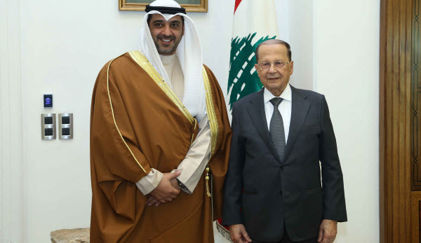 الرئيس اللبناني يؤكد الامتنان لدعم الكويت ووقوفها الدائم إلى جانب بلاده 