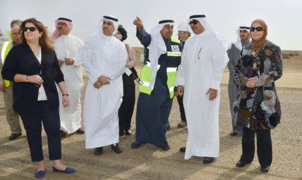 رئيس جهاز متابعة الاداء الحكومي يتفقد مشروع الركاب الجديد بمطار الكويت 