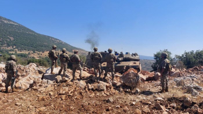  الجيش اللبناني يطلق قنابل مسيلة للدموع على قوة من جيش الاحتلال