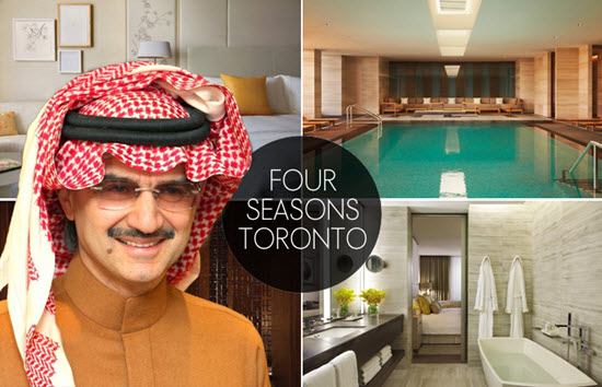 الأمير الوليد بن طلال يبيع فندق فور سيزونز في تورونتو الكندية
