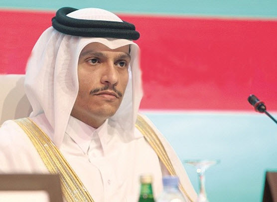 وزير الخارجية القطري يدعو المجتمع الدولي إلى تحمل مسؤولياته من اجل تحقيق الاستقرار بالشرق الأوسط