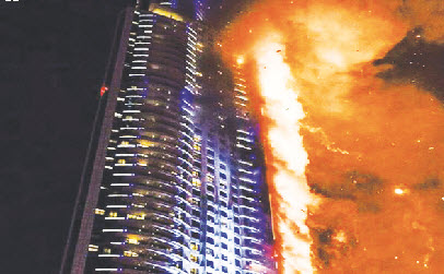 جاذبية السياحة في دبي لم تتضاءل رغم حريق الفندق