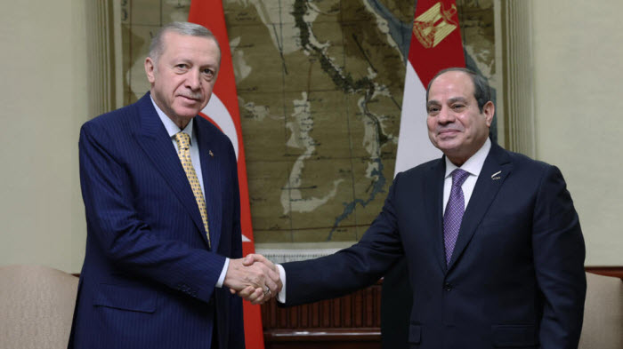  أردوغان:  تعاون أكبر  مع مصر لوقف «مذبحة غزة»
