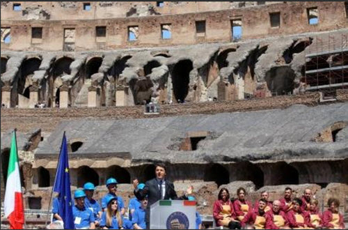 روما تتباهى بمبنى الكولوسيوم بعد تجديده