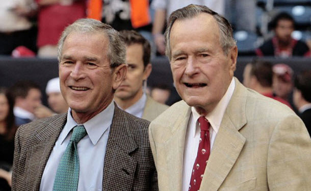 بوش الأب والابن يعلنان عدم تأييدهما لـ "ترامب"