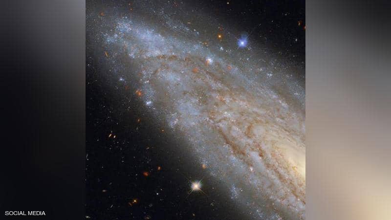 صورة مدهشة من الفضاء.. مجرة حلزونية بثقب أسود عملاق