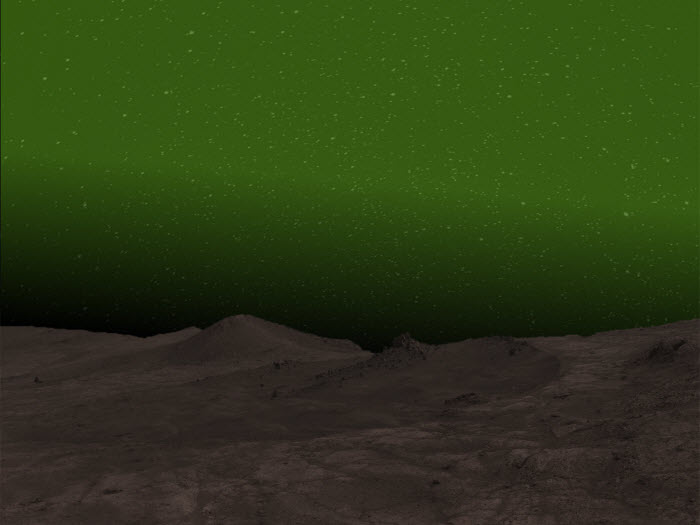  مسبار مريخي يرصد توهج الغلاف الجوي للكوكب الأحمر باللون الأخضر