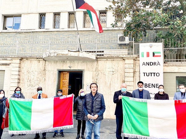 سفارتنا في الكويت تشارك ايطاليا في الحداد على أرواح ضحايا "كورونا"