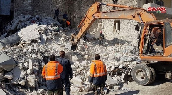 سوريا: 11 قتيلاً بعد انهيار مبنى متضرر من الحرب