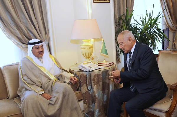 وزير الخارجية والأمين العام للجامعة العربية يبحثان القضايا الراهنة