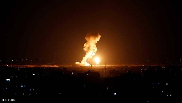 إسرائيل تشن غارتين على غزة