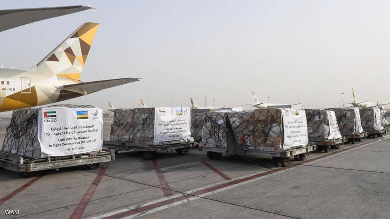 ‎لمواجهة كورونا.. الإمارات ترسل طائرة إمدادات طبية لرواندا