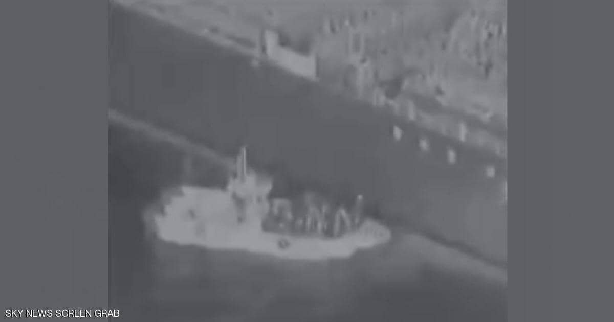 الجيش الأميركي ينشر فيديو يؤكد تورط إيران في بحر عمان