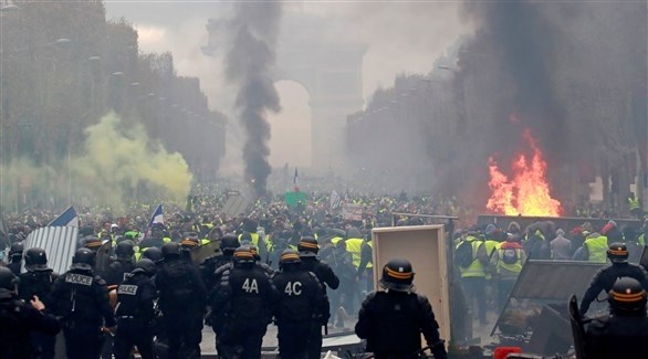 فرنسا: مليون يورو كلفة الأضرار بقوس النصر