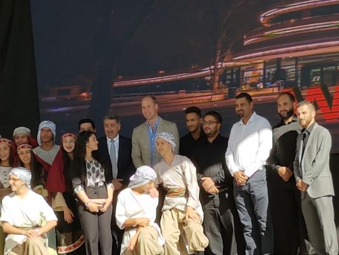  رام الله تستقبل الأمير وليام بفعاليات من التراث الفلسطيني 