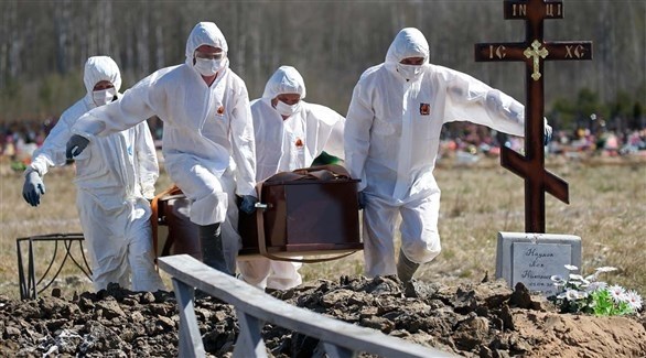 وفيات كورونا في روسيا تتجاوز 14 ألفاً
