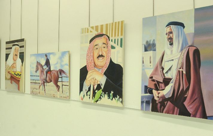  معرض لفنان مصري يتضمن لوحات لابرز القادة والشخصيات الكويتية  
