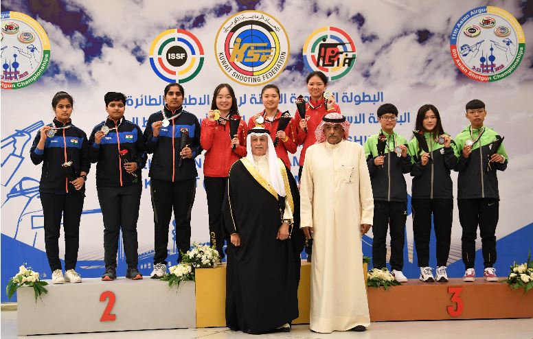 الهند والصين تتقاسمان الذهب بمنافسات الناشئين في البطولة الآسيوية للرماية بالكويت 