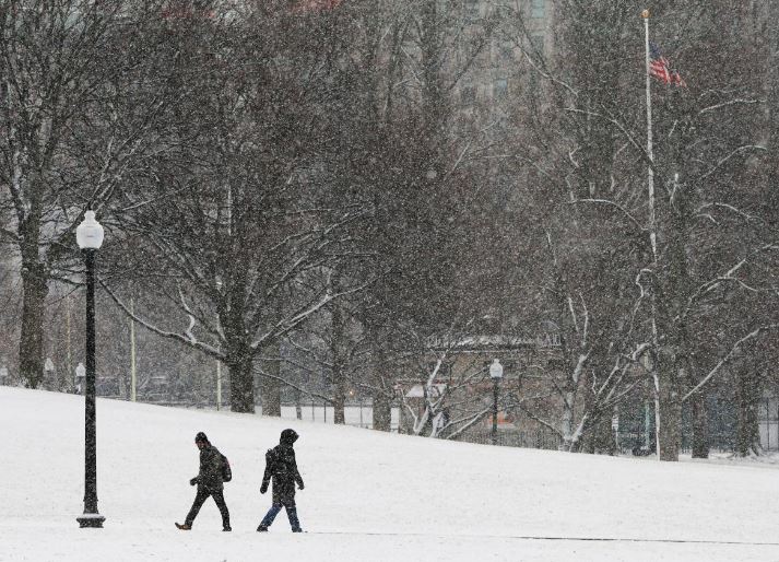 الثلوج تجتاح ولايات جنوب أمريكا وتتسبب في إغلاق المدارس وإلغاء رحلات الطيران