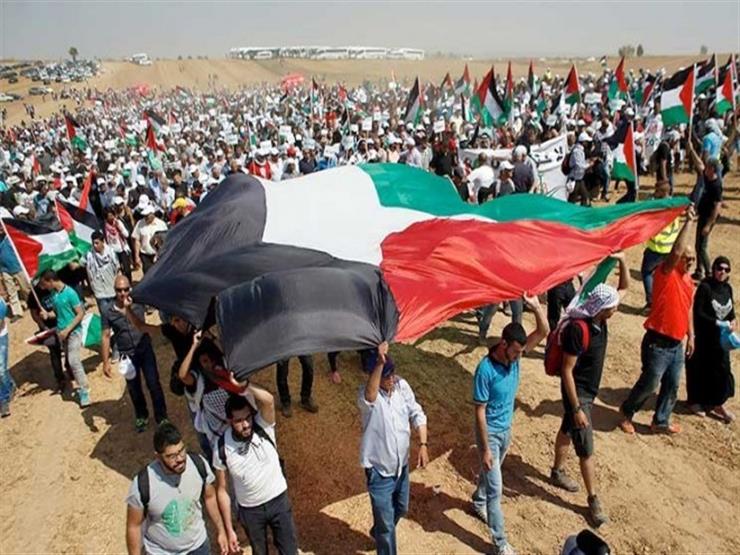استشهاد فلسطيني وإصابة 210 آخرين بمسيرات سلمية في غزة