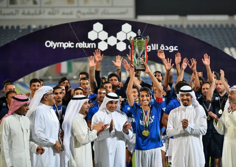 منتخب الكويت الاولمبي لكرة القدم يتوج بلقب الدورة الودية بعد فوزه على نظيره السعودي 
