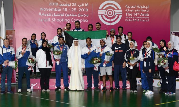 الكويت تحصد 8 ميداليات ملونة بالبطولة العربية للرماية بالدوحة 