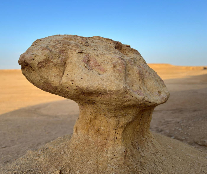 السعودية.. «السَّهلة» تشكيلات صخرية عجيبة ومتحجرات أثرية تلفت الأنظار 