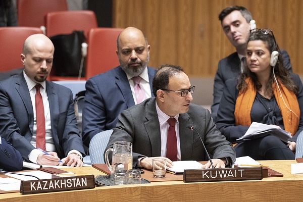 الكويت تشدد على ضرورة تحرك مجلس الامن للحد من الجرائم الاسرائيلية ضد الشعب الفلسطيني