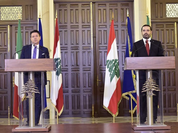 رئيس الوزراء الإيطالي يؤكد دعم بلاده للبنان