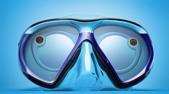 نظارة سناب شات الجديدة يمكن الغوص بها 30 دقيقة لعمق 150 قدم