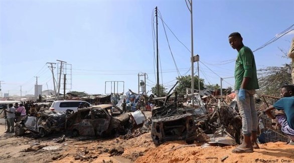 5 قتلى و7 مصابين جراء تفجيرين في الصومال