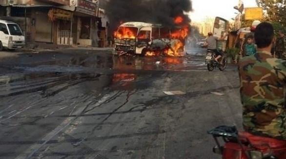 4 قتلى في انفجار استهدف حافلة عسكرية في دمشق