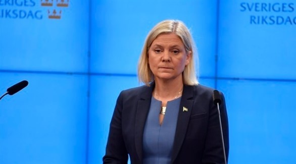 زعيمة الحزب الاشتراكي ورئيسة الوزراء في السويد ماغدالينا أندرسون (أرشيف) 