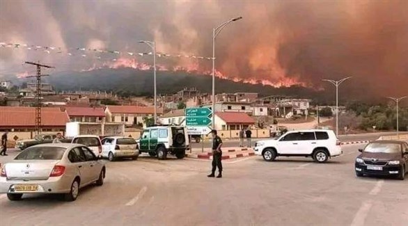 ارتفاع عدد ضحايا الحرائق في الجزائر إلى 26