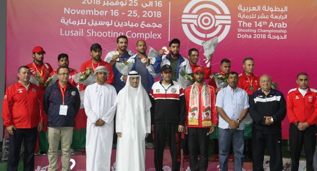الكويت تضيف 5 ميداليات ملونه في منافسات البطولة العربية للرماية بالدوحة 