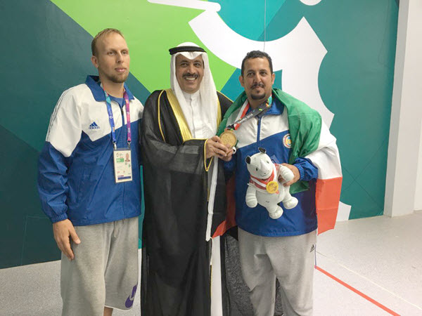 العتيبي: فخورون بإحراز الميدالية الذهبية الأولى للكويت في دورة الالعاب الاسيوية