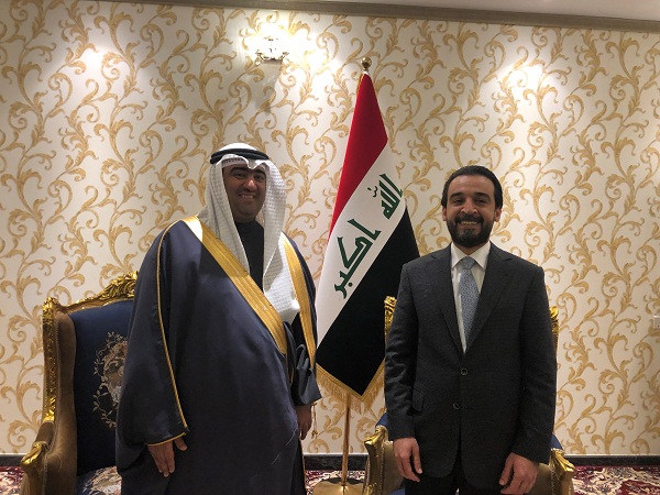رئيس البرلمان العراقي: ندعم جهود تطوير العلاقات التجارية مع الكويت