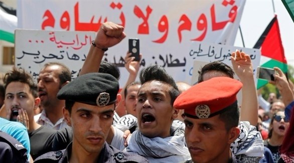 الأردن: محتجون يحتشدون احتجاجاً على زيارة نائب الرئيس الأمريكي