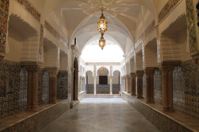قصر مصطفى باشا مأخوذة من سطح البناية