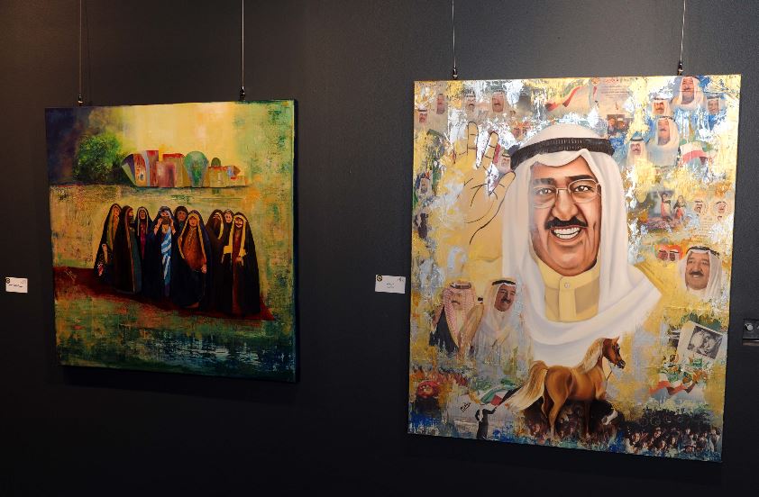  66 لوحة لمواهب خليجية تعكس جماليات الحياة بالمعرض التشكيلي الخليجي  