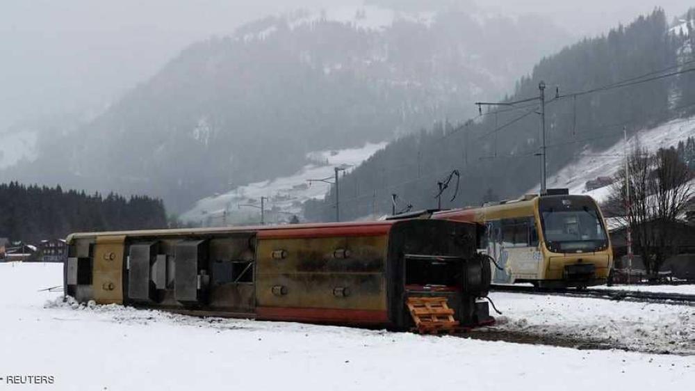 خروج قطار ركاب من على القضبان بسبب العواصف في سويسرا ومقتل شخص في فرنسا