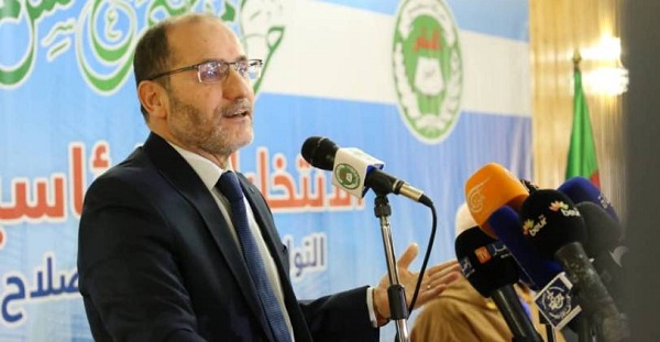 أكبر حزب إسلامي في الجزائر يعلن ترشيح رئيسه للانتخابات المقبلة