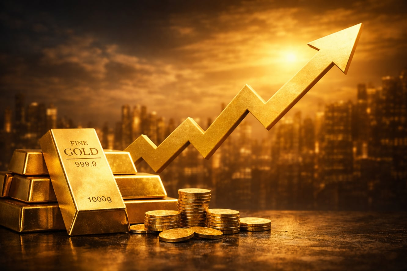 الذهب يغلق تداولات الأسبوع الماضي عند 4378 دولارا للأونصة