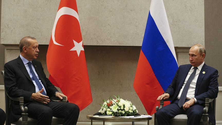 أردوغان وبوتين يبحثان العلاقات الثنائية بين البلدين