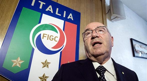 رئيس الاتحاد الايطالي لكرة القدم يستقيل بعد فشل التأهل لكأس العالم  