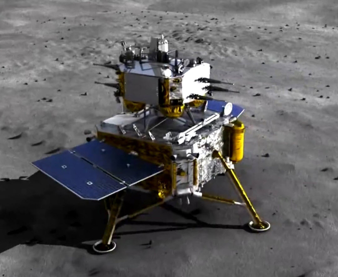 المسبار القمري «تشانغ آه -6 »  يدخل المدار القمري بنجاح