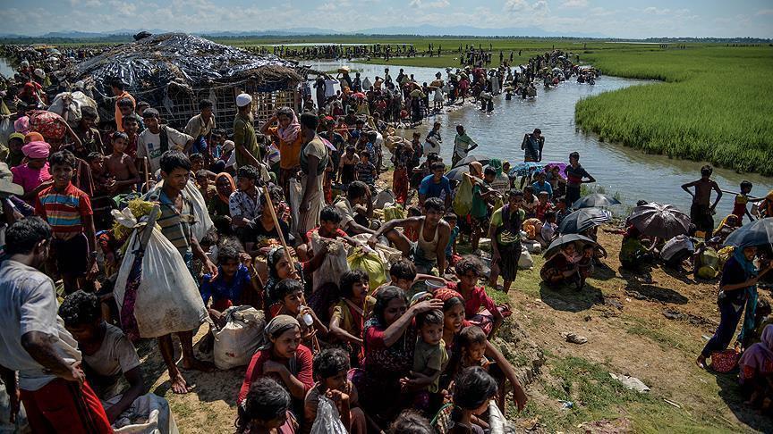 ميانمار تعتقل 106 روهنغيين أثناء فرارهم من أراكان