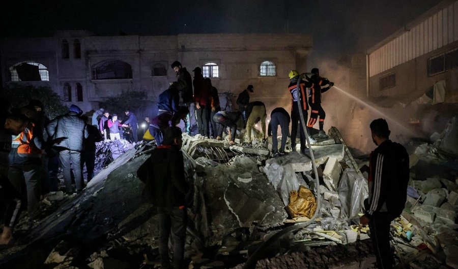  استشهاد 29 فلسطينياً في قصف صهيوني على رفح