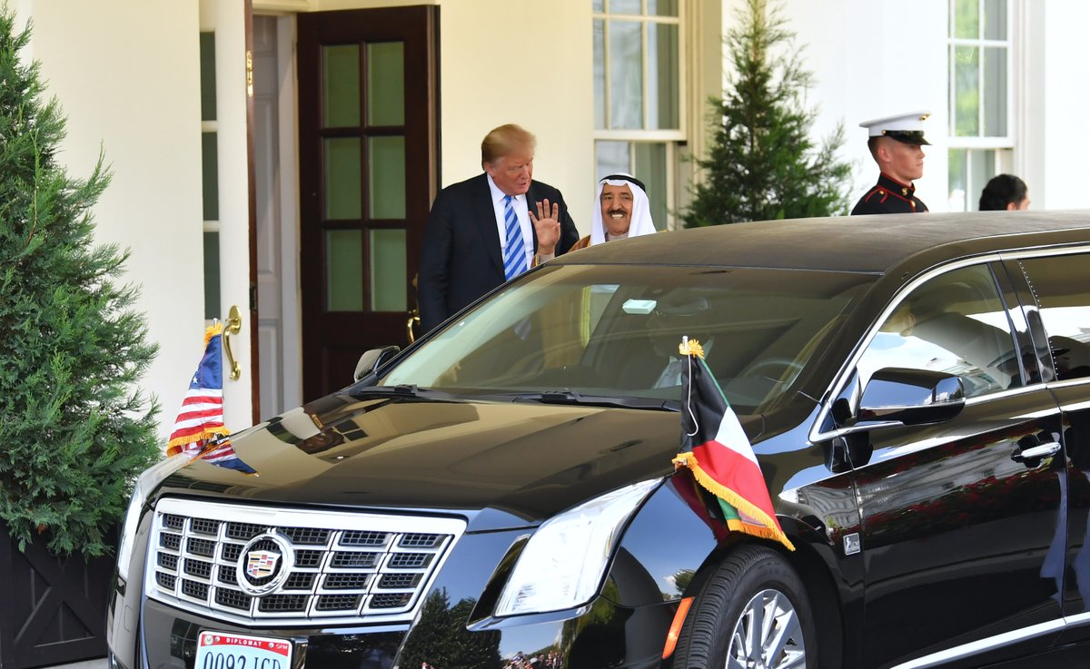 الرئيس الأمريكي خلال لقائه سمو الأمير بالبيت الأبيض: علاقاتنا متميزة وقوية جدا مع الكويت