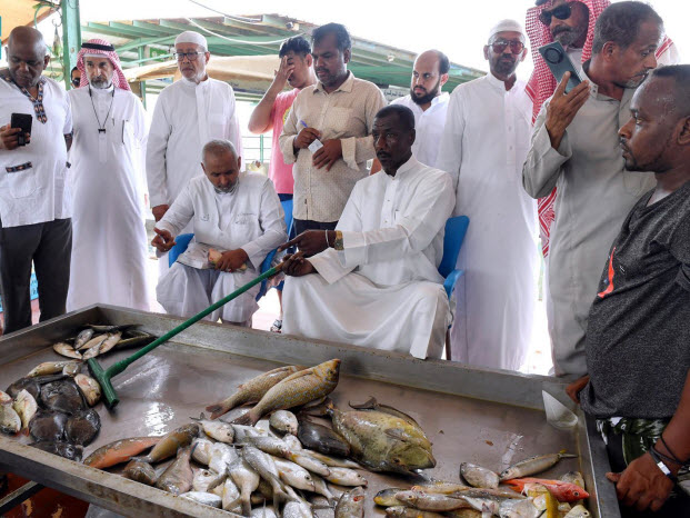  سوق السمك في  «جدة» يستقطب المستهلكين والزوار خلال شهر «الخير»